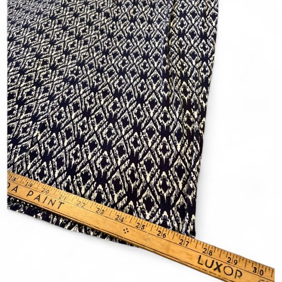 MAX STUDIO Maxi Skirt Size Medium Blue White Stretchy Vacation Holiday **READ - Picture 7 of 10